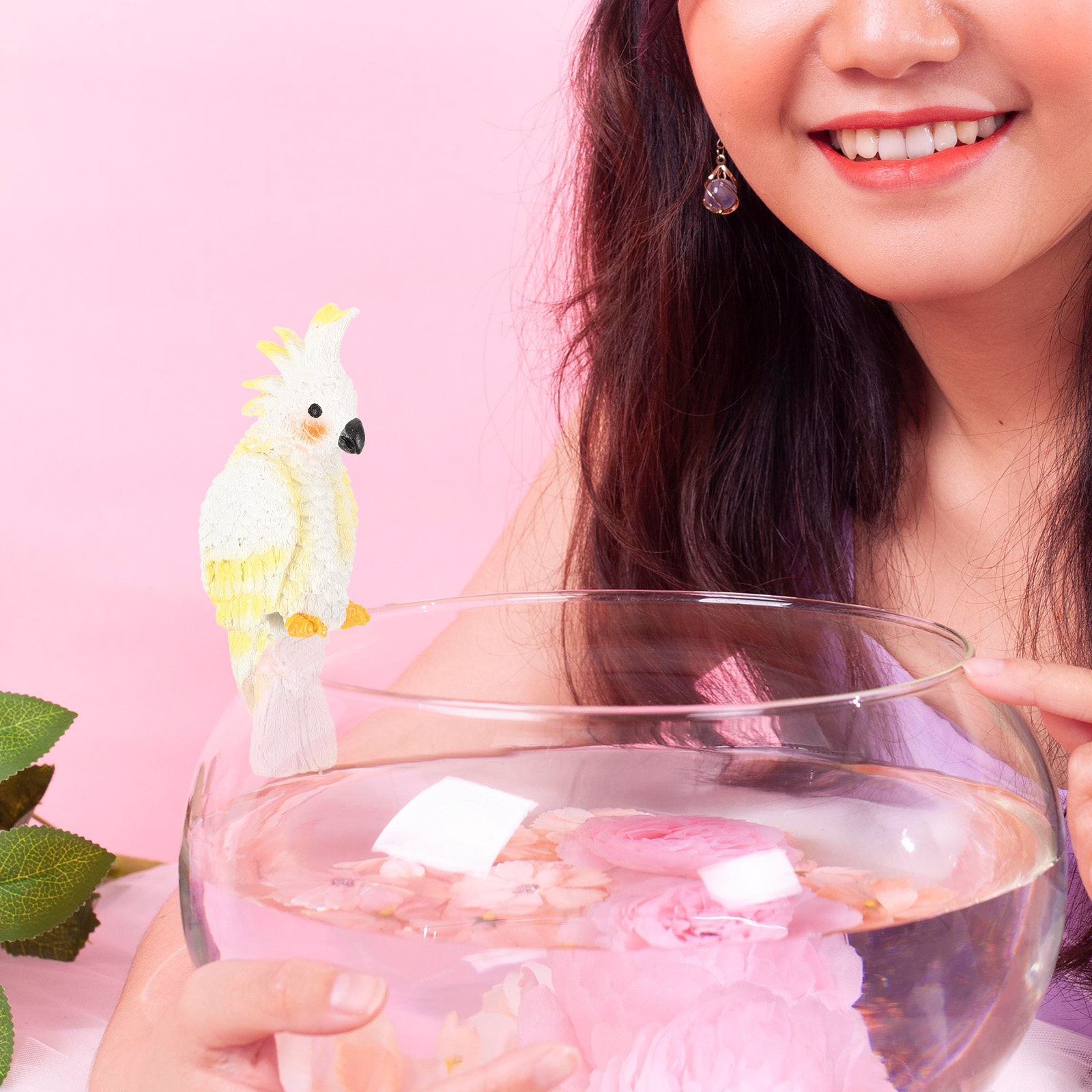 Aquarium Fish Parrot - Mini Parrot Aquarium Ornament Resin Fish