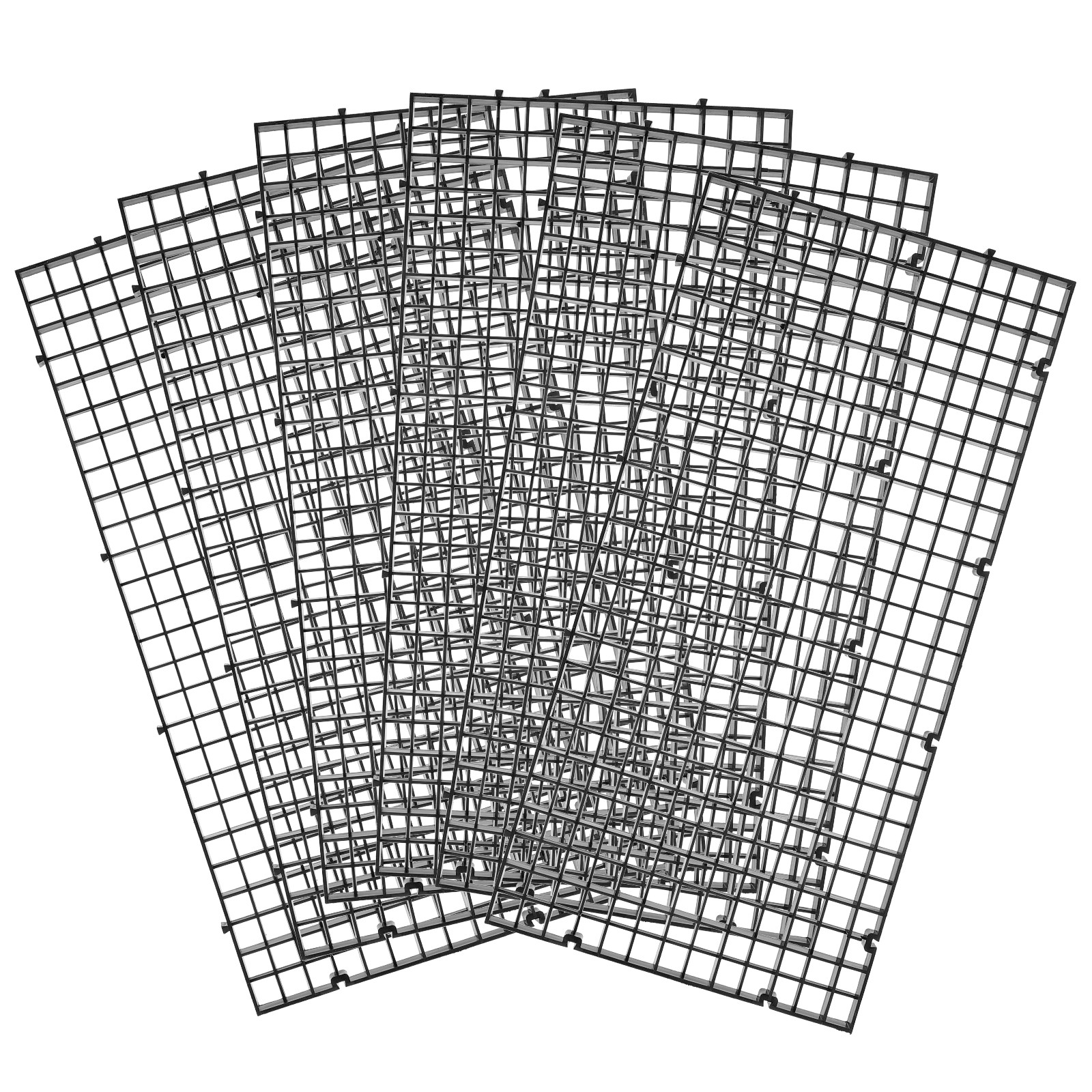 Tank Divider Mesh - 6Pcs Aquarium Fish Tank Divider Plastic