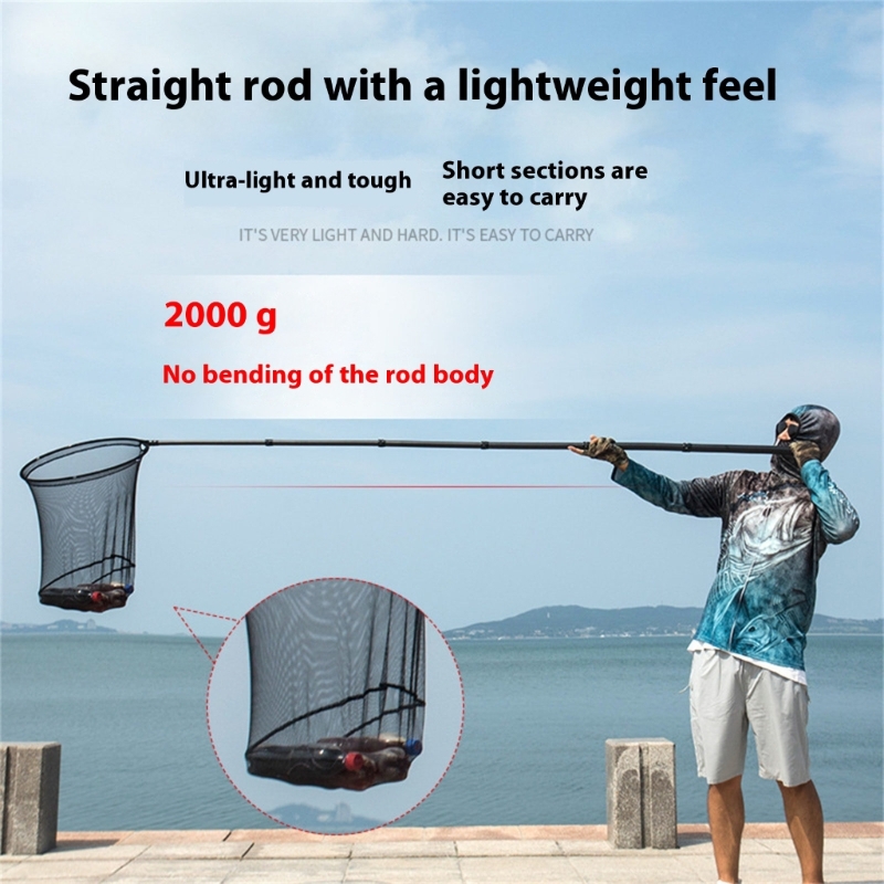  Fishing Handle Poles Carbon F - Fish Net Handle recension och pris