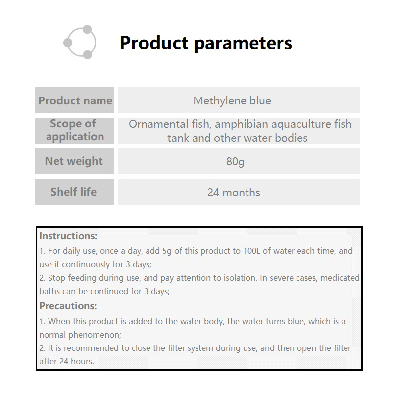 Methylene Blue Ornamental Fish - Aquarium Fish Parrot recension och pris