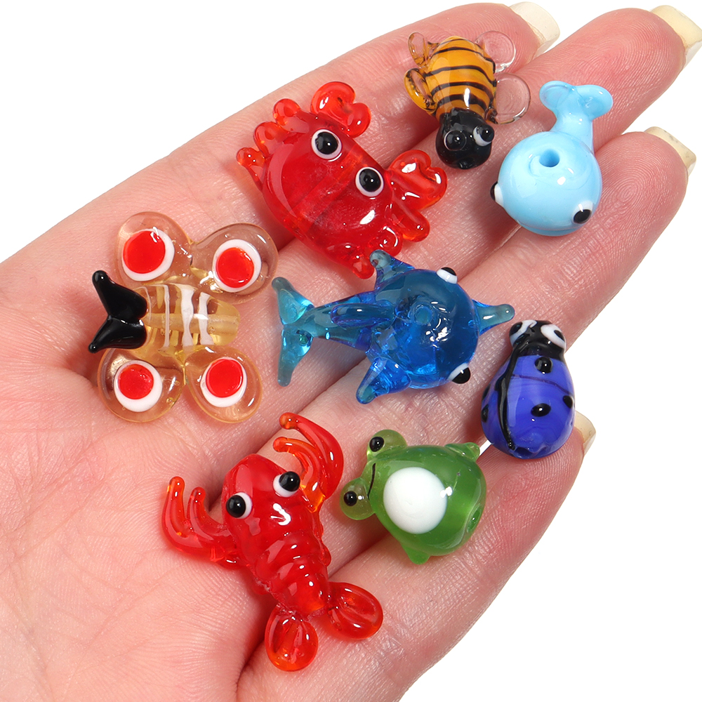 2Pcs Glass Pendant Marine Anim - Aquarium Fish Marine recension och pris