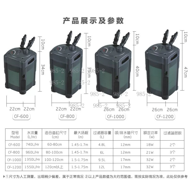 Ultra Quiet Aquarium Canister  - Aquarium Fish Breeding recension och pris