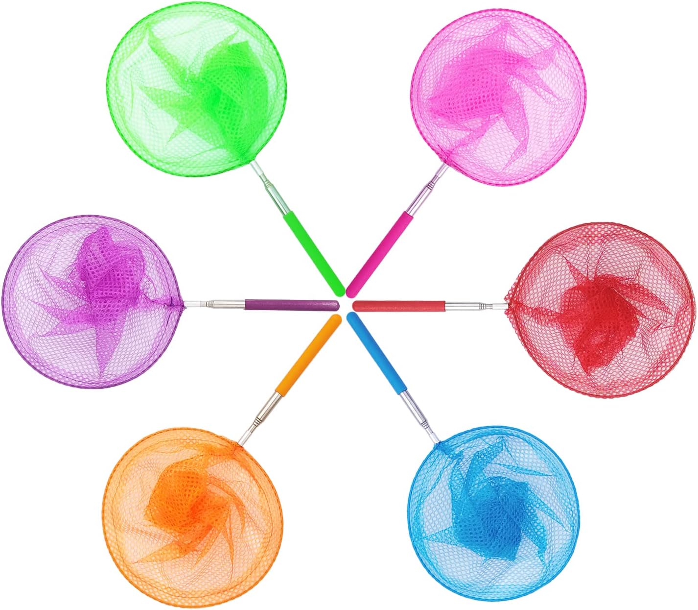 Mini Fishing Net Colorful Anti - Fish Net Handle recension och pris