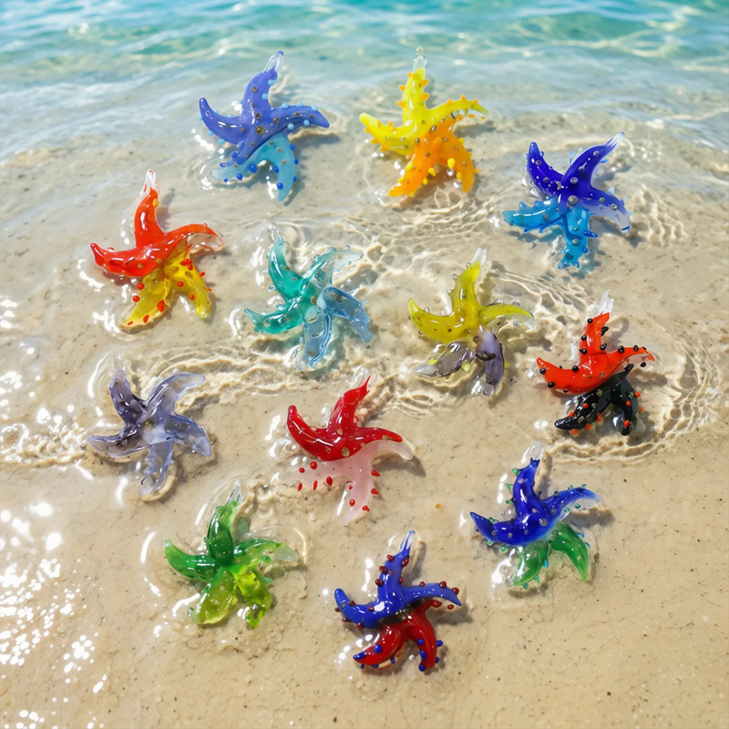 Mini Glass Starfish Pendant Co - Aquarium Fish Marine recension och pris