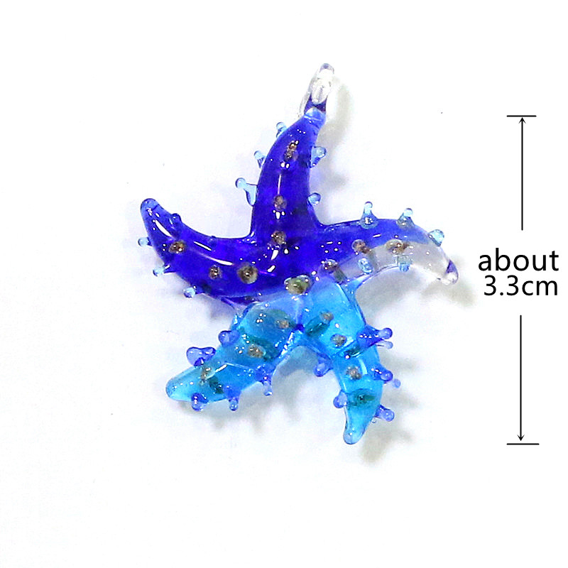 Mini Glass Starfish Pendant Co - Aquarium Fish Marine recension och pris