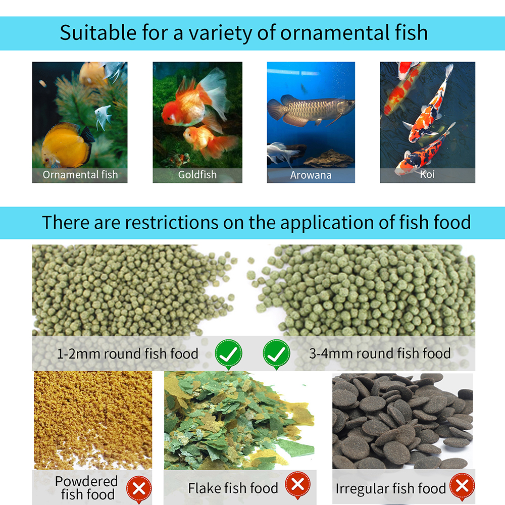 100ML Large Capacity Fish Feed - Aquarium Fish Big recension och pris