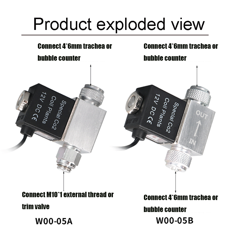 ZRDR Aquarium Co2 Solenoid Val - Aquarium Fish Electric recension och pris