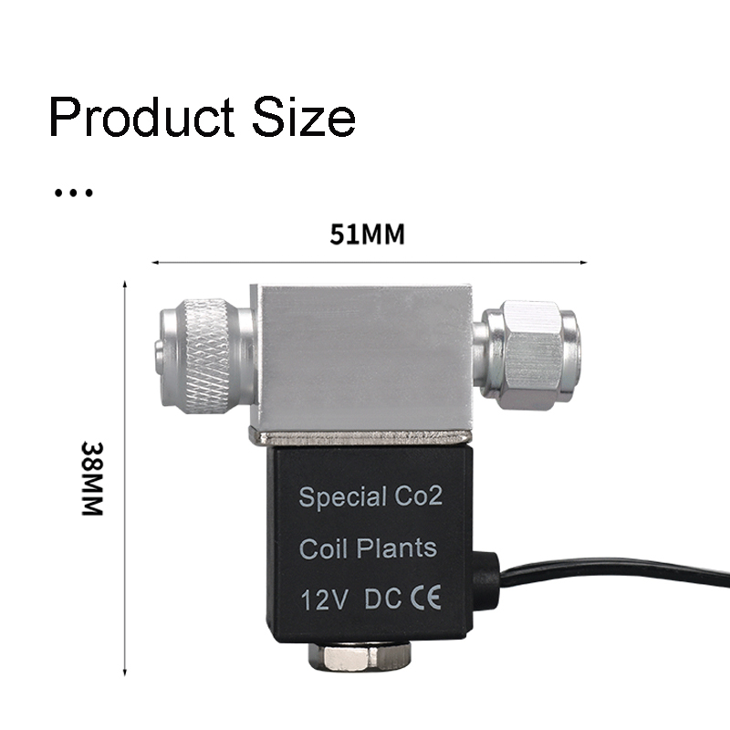ZRDR Aquarium Co2 Solenoid Val - Aquarium Fish Electric recension och pris