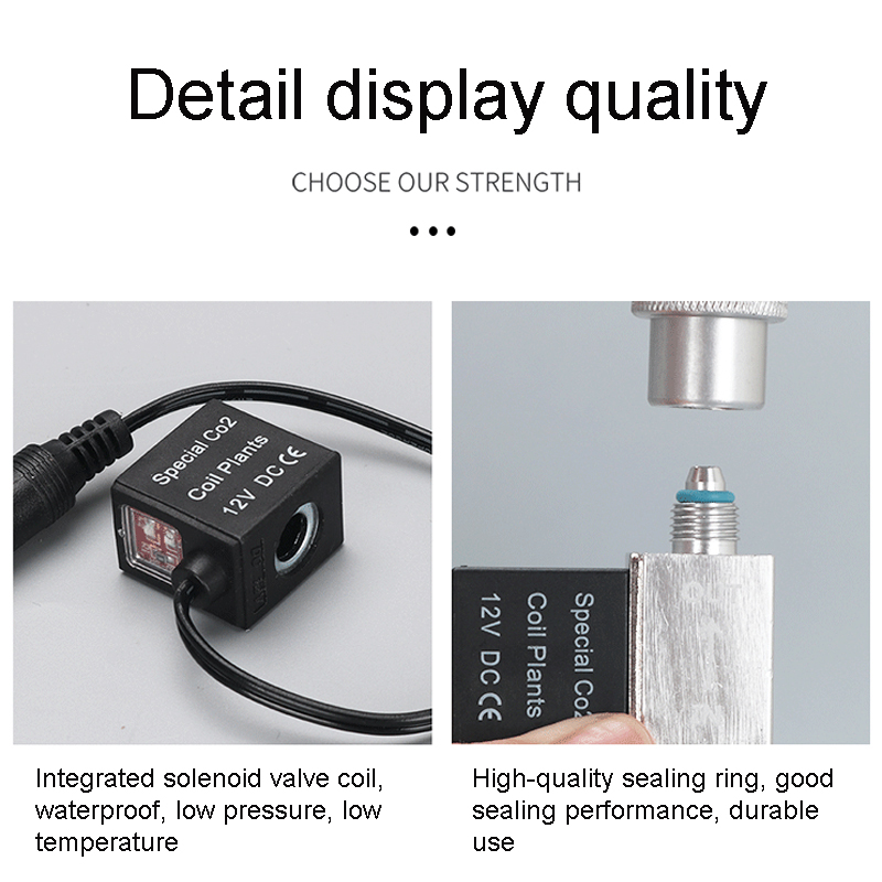 ZRDR Aquarium Co2 Solenoid Val - Aquarium Fish Electric recension och pris