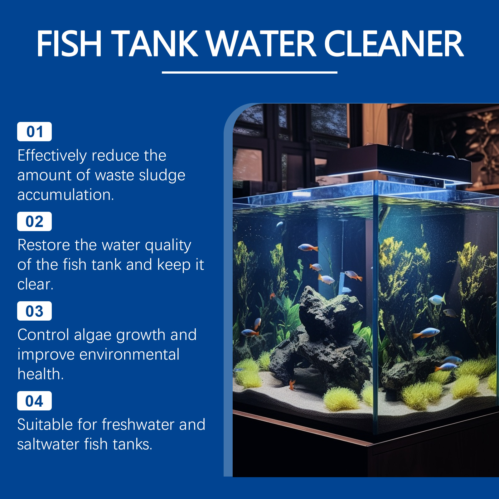 Aquarium Water Clarifier 100ml - Aquarium Fish Breeding recension och pris