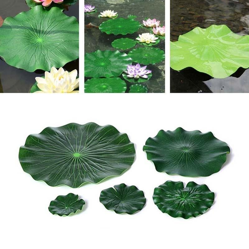 2026 Artificial Water Lily Lot - Aquarium Fish Breeding recension och pris