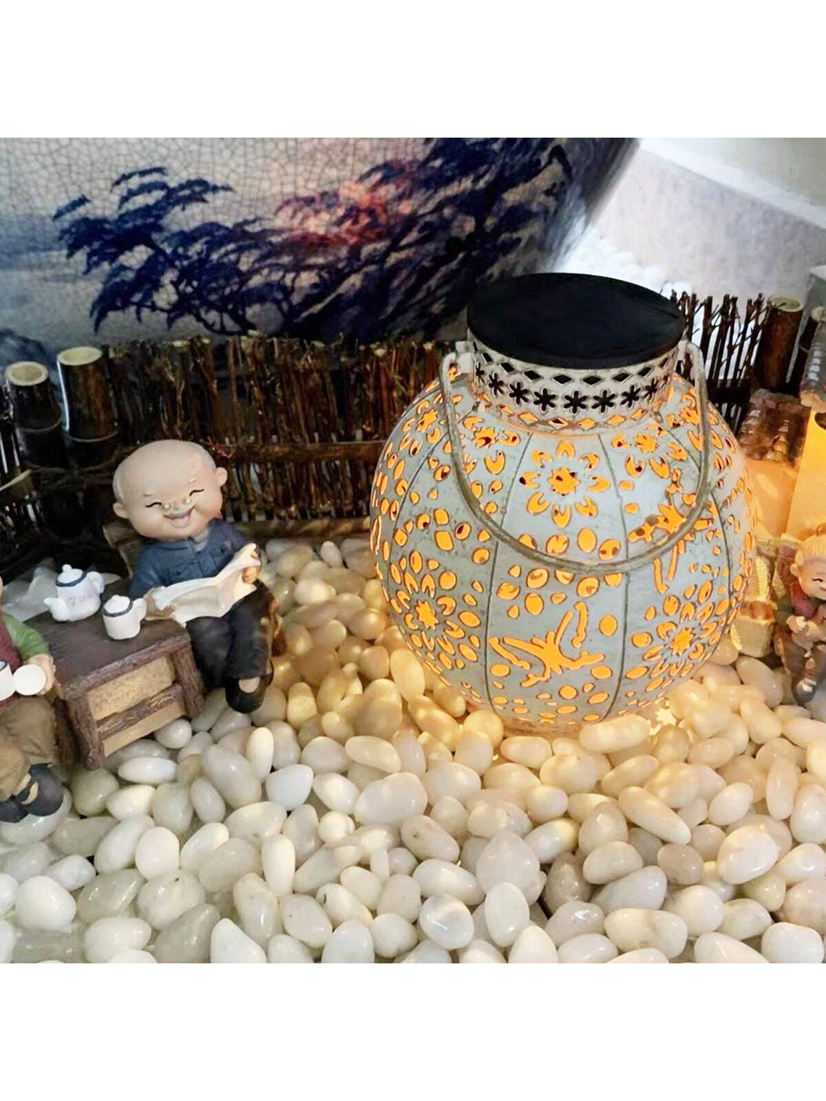 River Rocks Decorative Ornamen - Aquarium Fish Big recension och pris