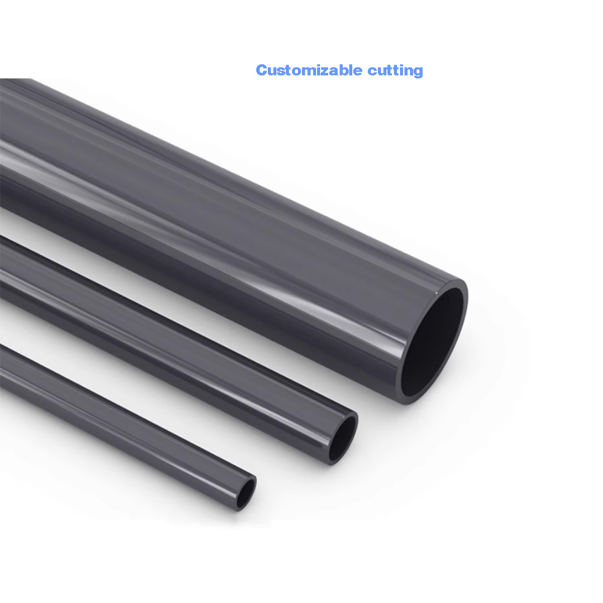 Black PVC Plastic Pipe Hollow  - Aquarium Fish Breeding recension och pris