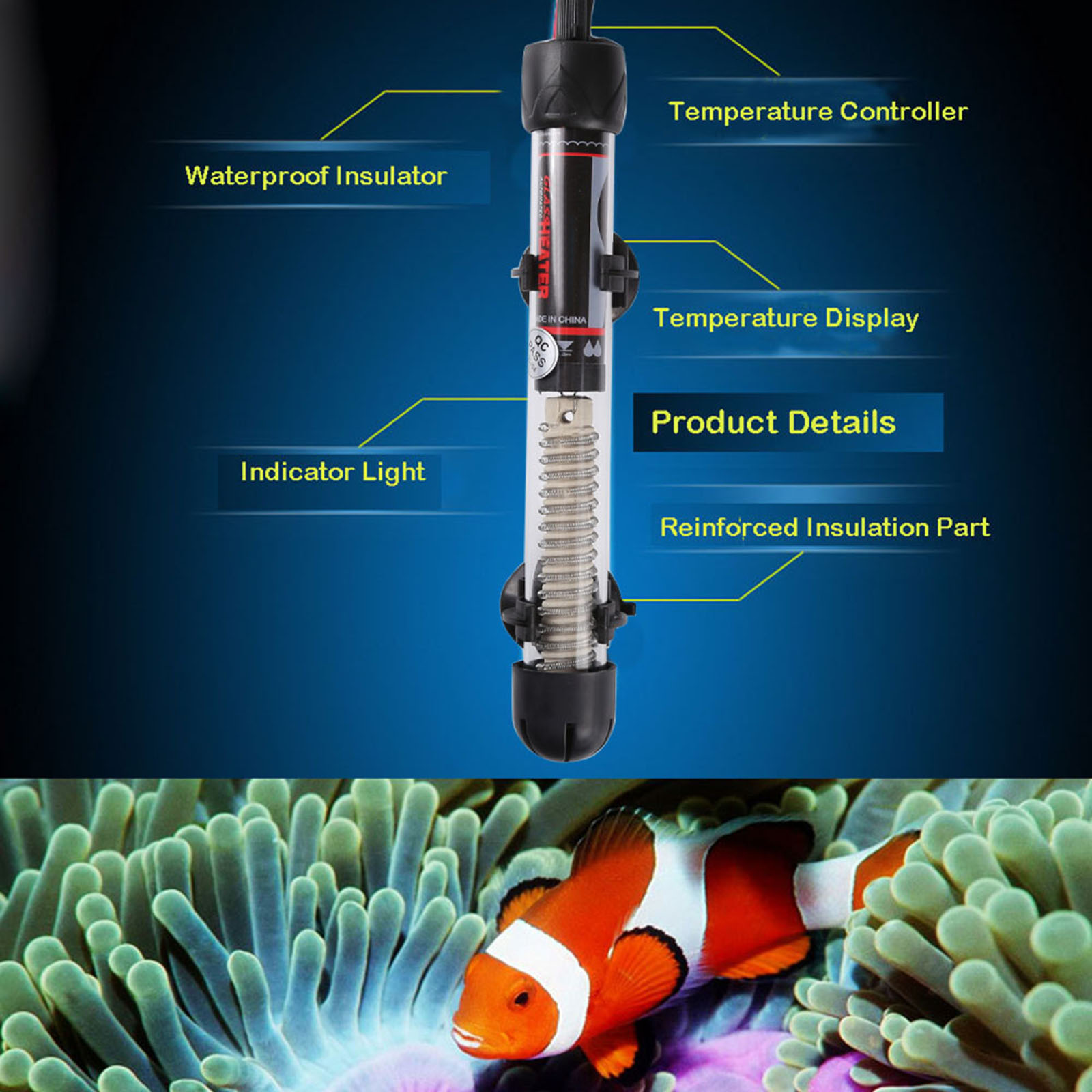 Aquarium Fish Tank Heater Subm - Aquarium Fish Quotes recension och pris