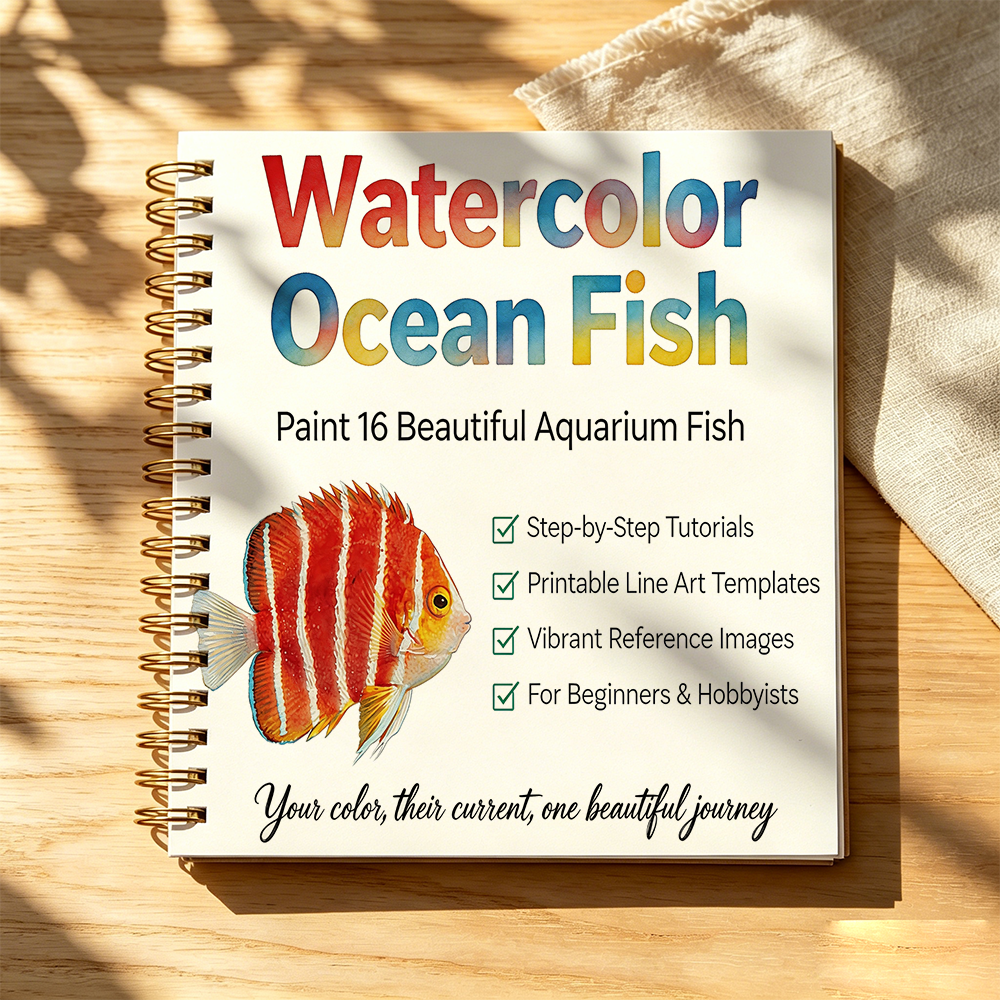 Watercolor Ocean Fish Tutorial - Draw Fish Aquarium recension och pris