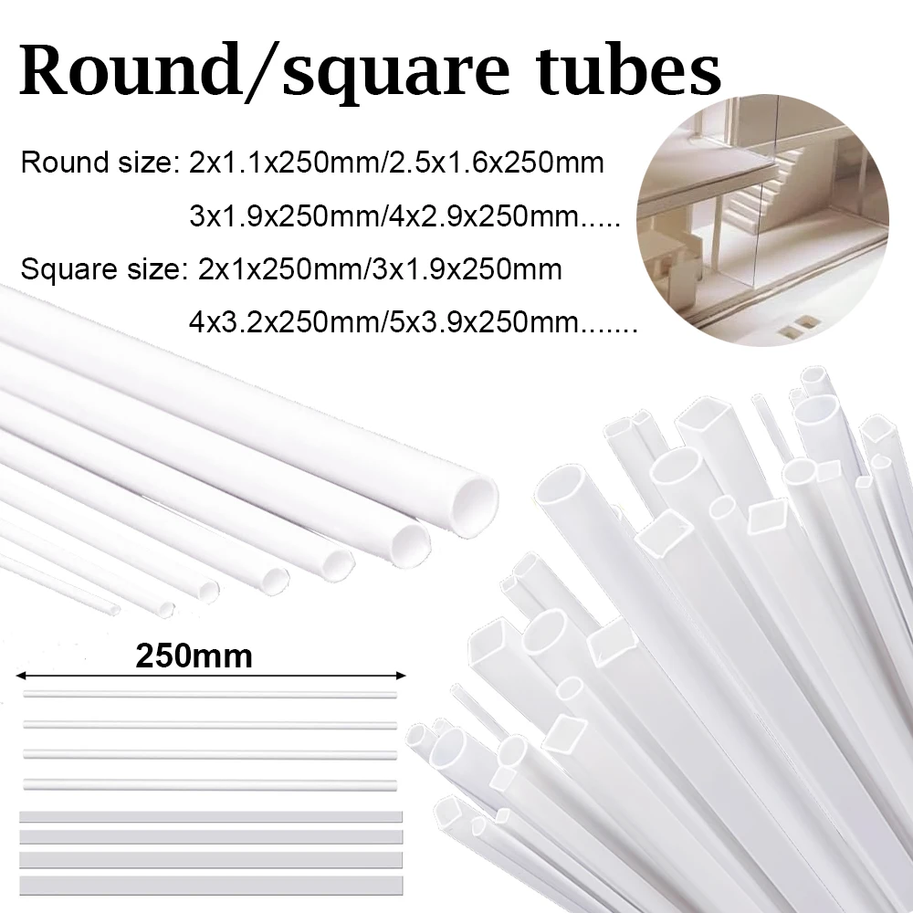 5pcs ABS plastic square tube h - Aquarium Fish Breeding recension och pris
