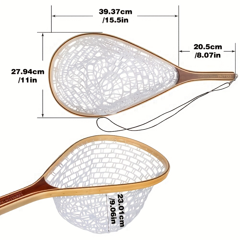 Goture Fly Fishing Net - Fish- - Fish Net Handle recension och pris