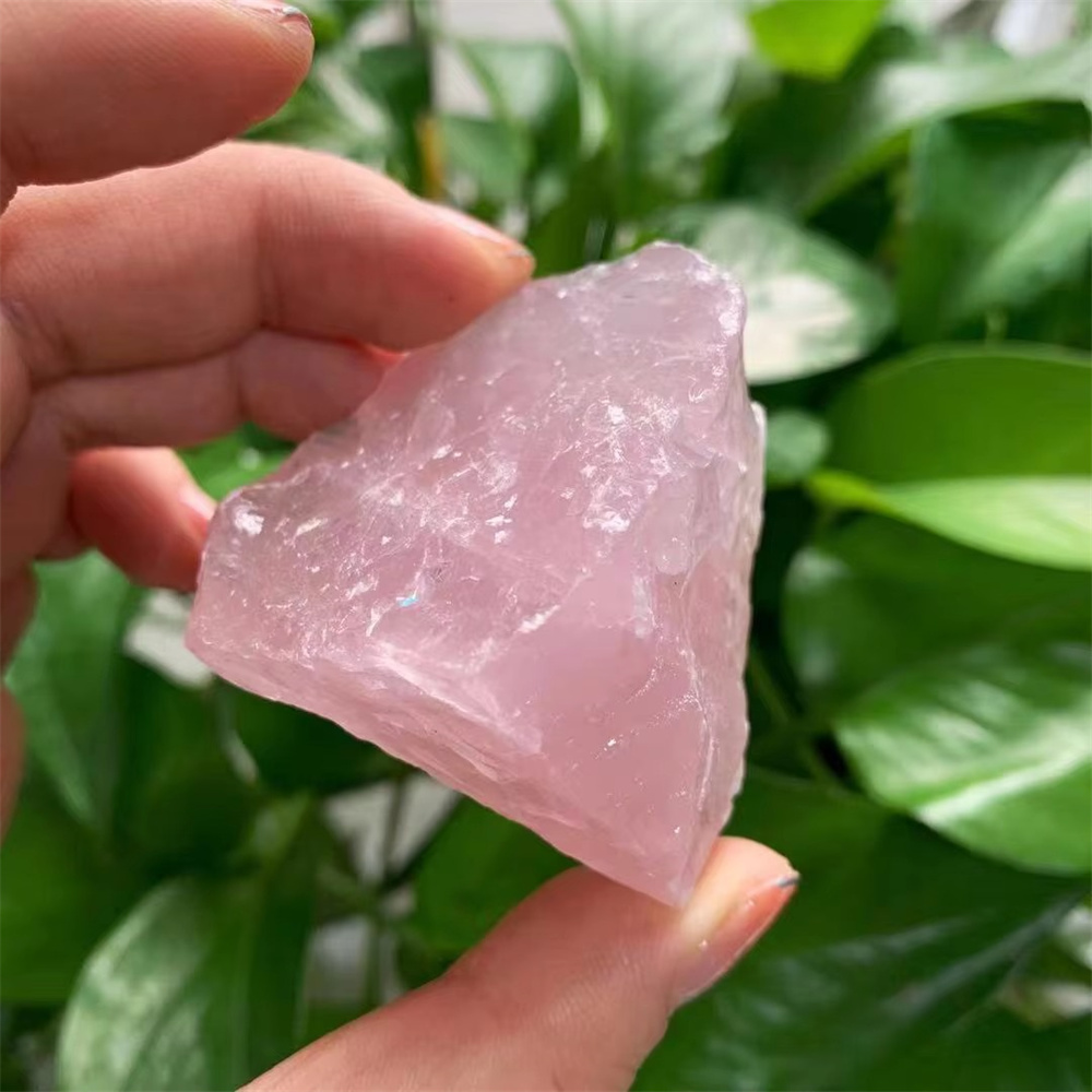 Pure Natural Pink Rose Quartz  - Aquarium Fish Big recension och pris