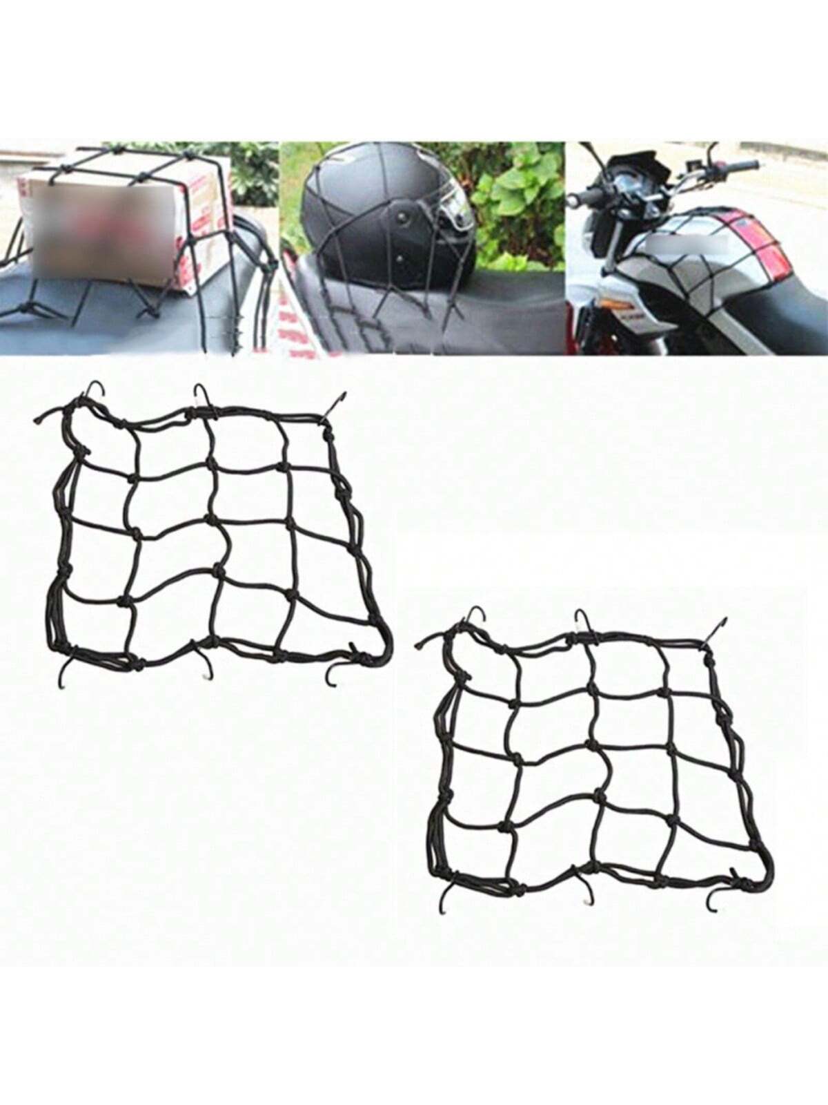 Motorcycle Elastic Luggage Net - Tank Divider Mesh recension och pris