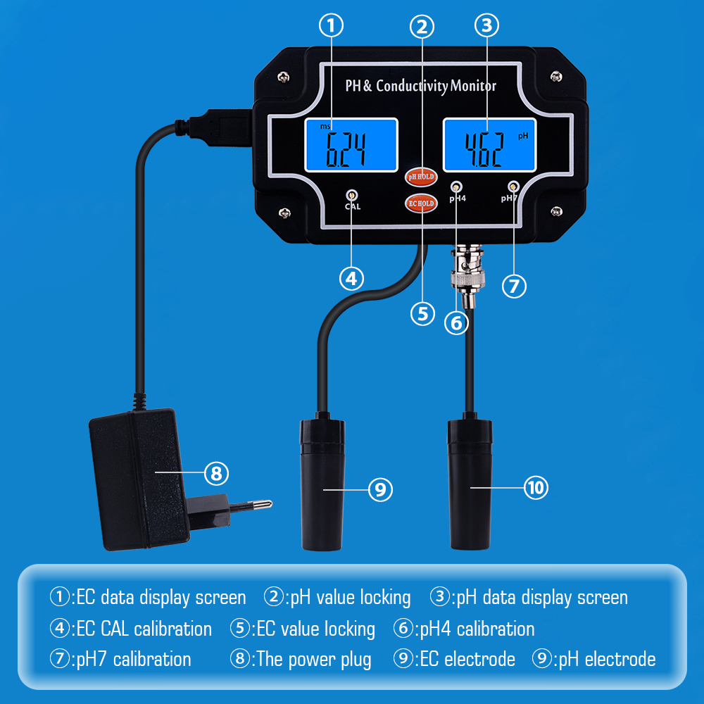 yieryi Digital Online PH/EC Co - Aquarium Fish Online recension och pris