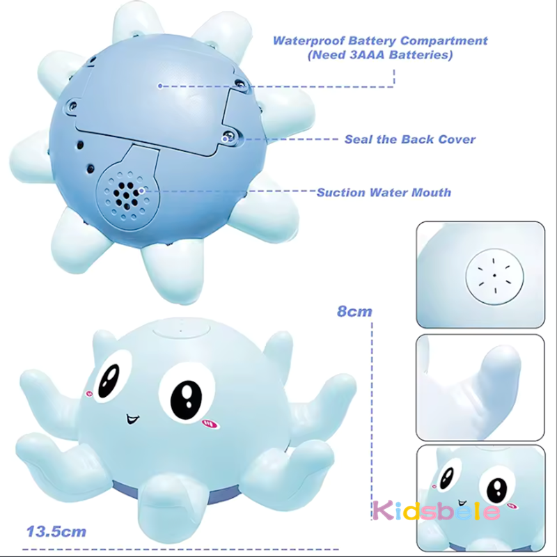 Baby Bath Toy Light-Up Musical - Aquarium Fish Electric recension och pris