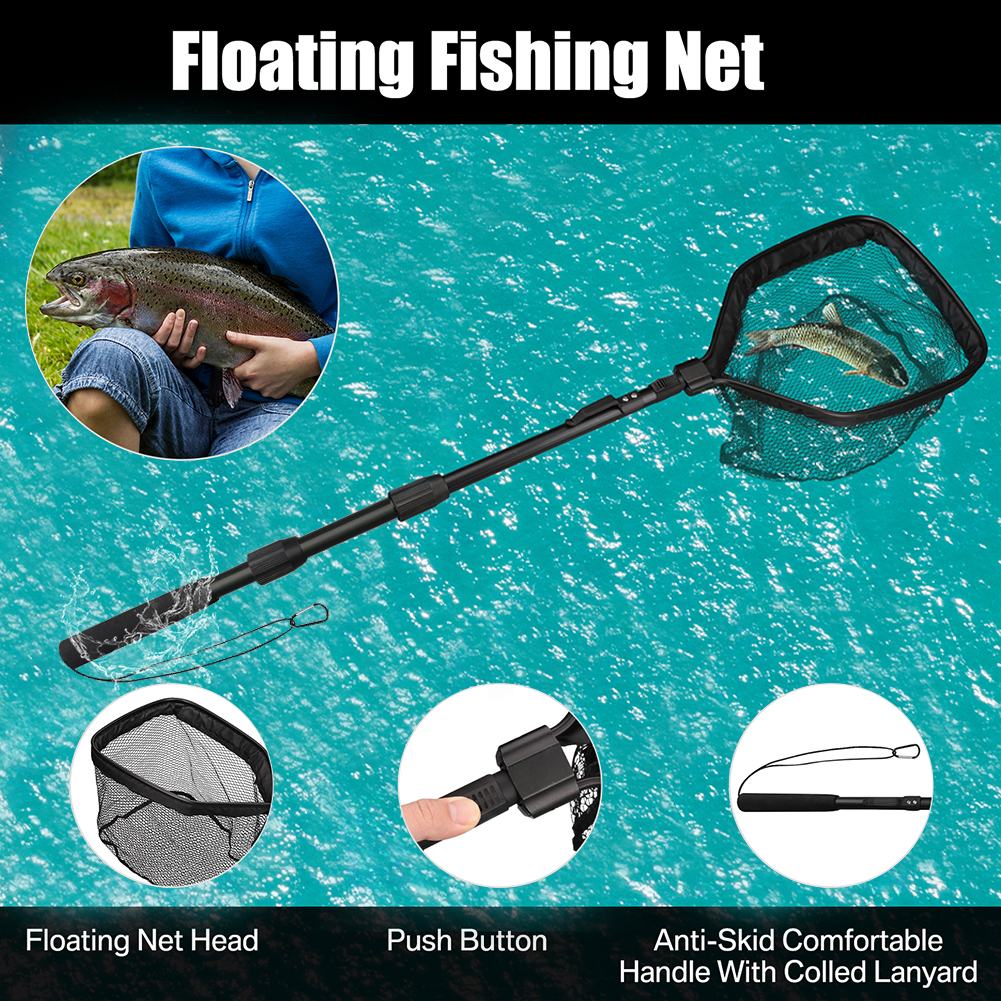 Floating fishing net for Fly F - Fish Net Handle recension och pris