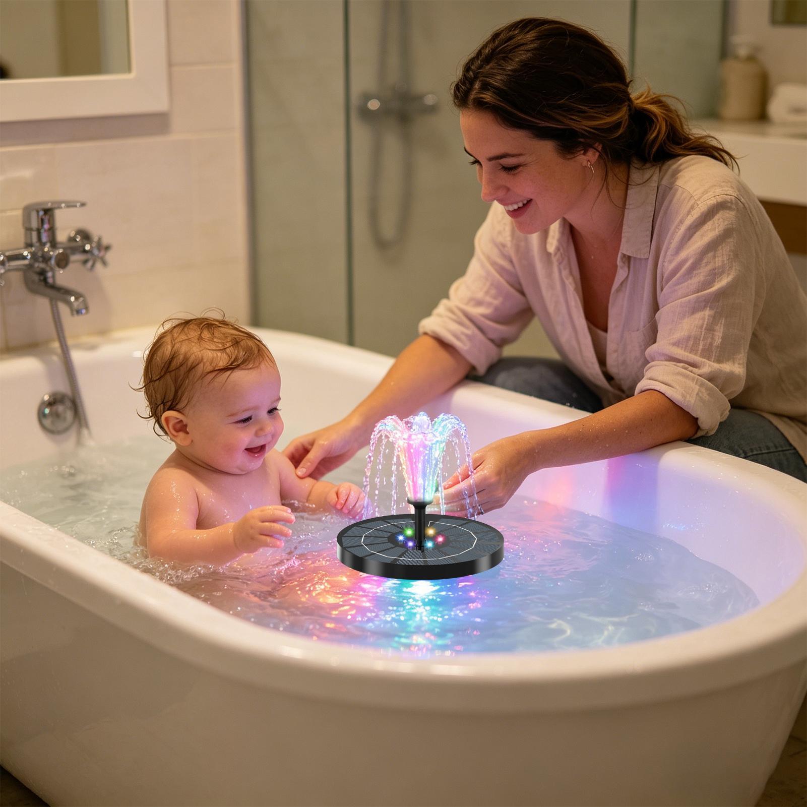 Floating Solar Bird Bath Fount - Aquarium Fish Marine recension och pris