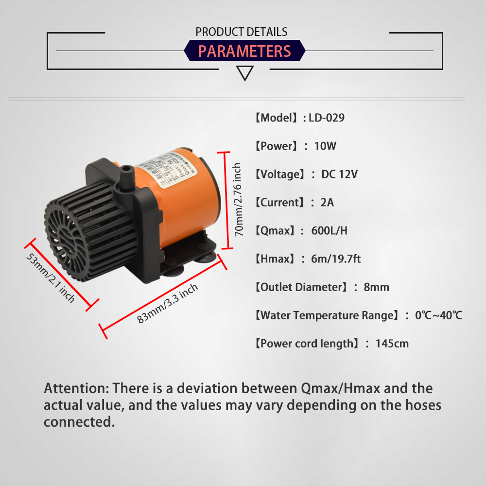 12V DC Brushless Small Submers - Aquarium Fish Breeding recension och pris