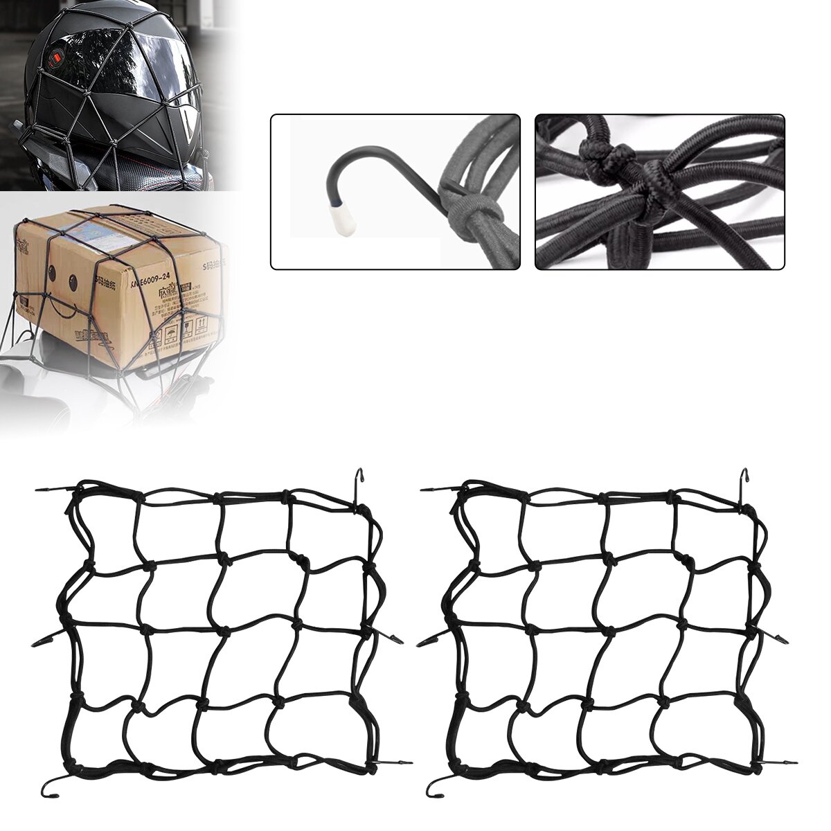 Motorcycle Luggage Net Cover B - Tank Divider Mesh recension och pris