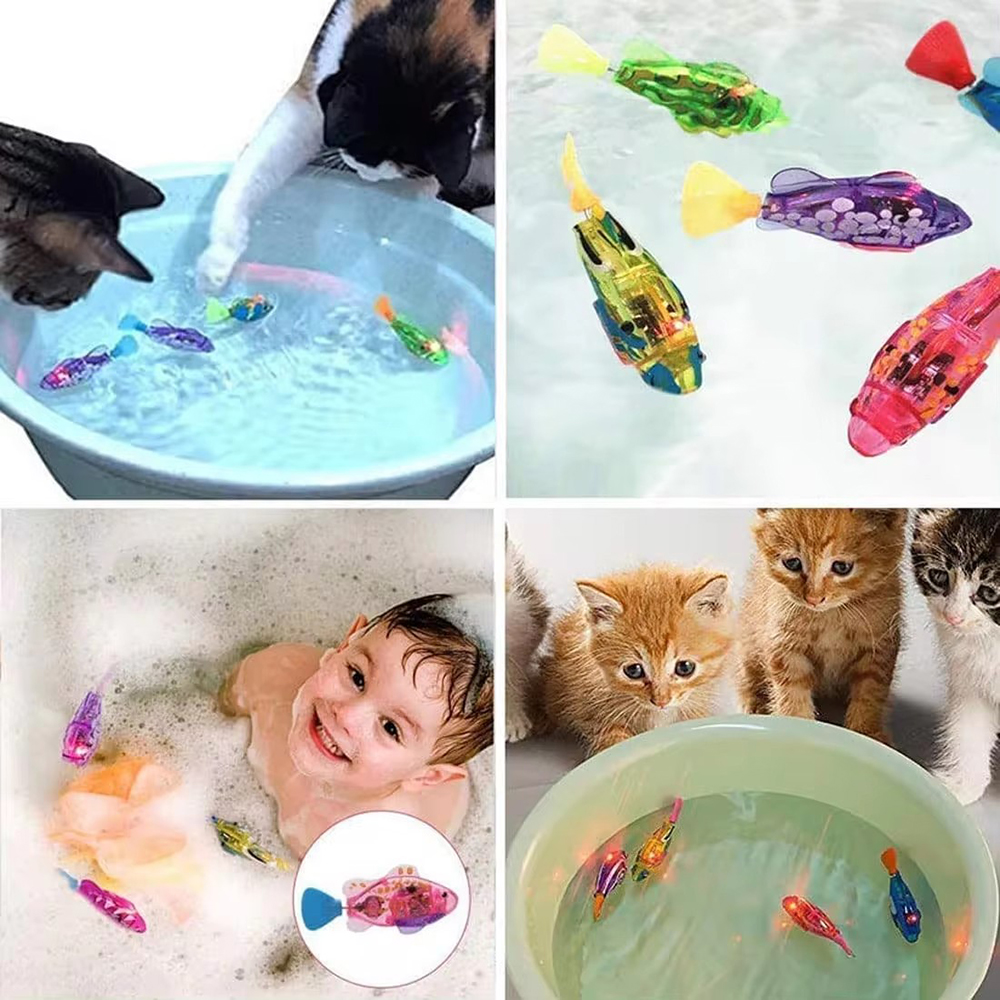 Baby Bath Light-Up Sensor Elec - Aquarium Fish Electric recension och pris